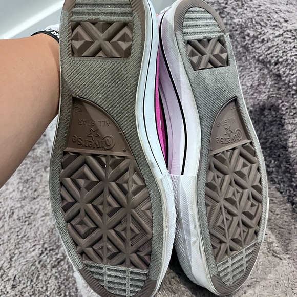 Converse Chuck Taylor All Star Lift Platform High Cerise Pink Womens Size 7.5 - Picture 6 of 8